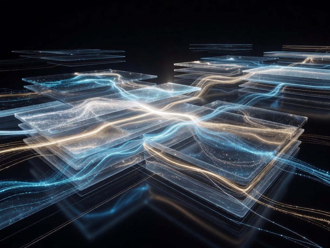Illuminated data layers representing document retrieval and source-linked answers